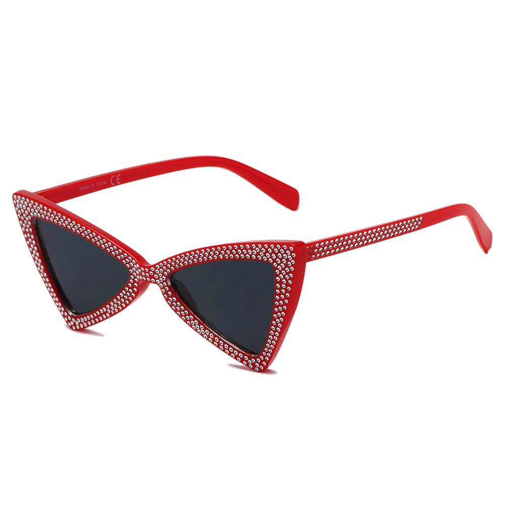 CANBERRA | Women Retro Vintage Extreme Cat Eye Sunglasses